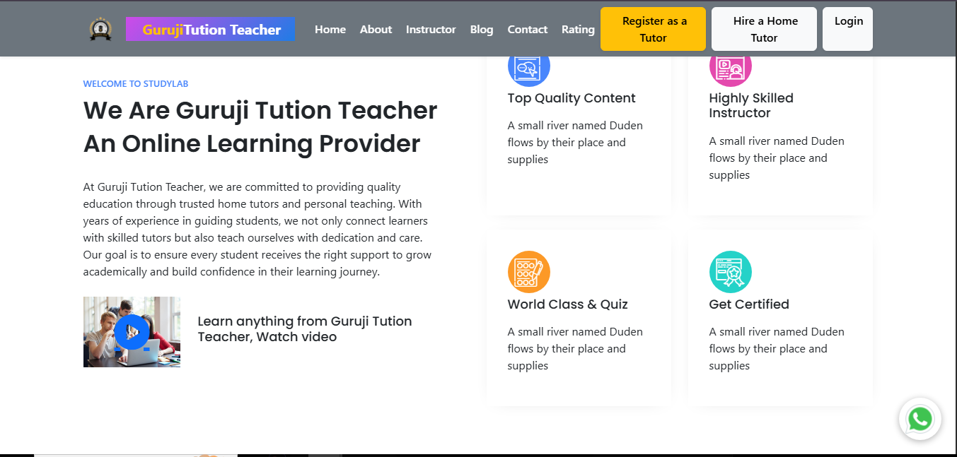Guruji Tutor