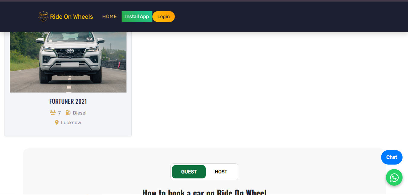 Ride On Wheel