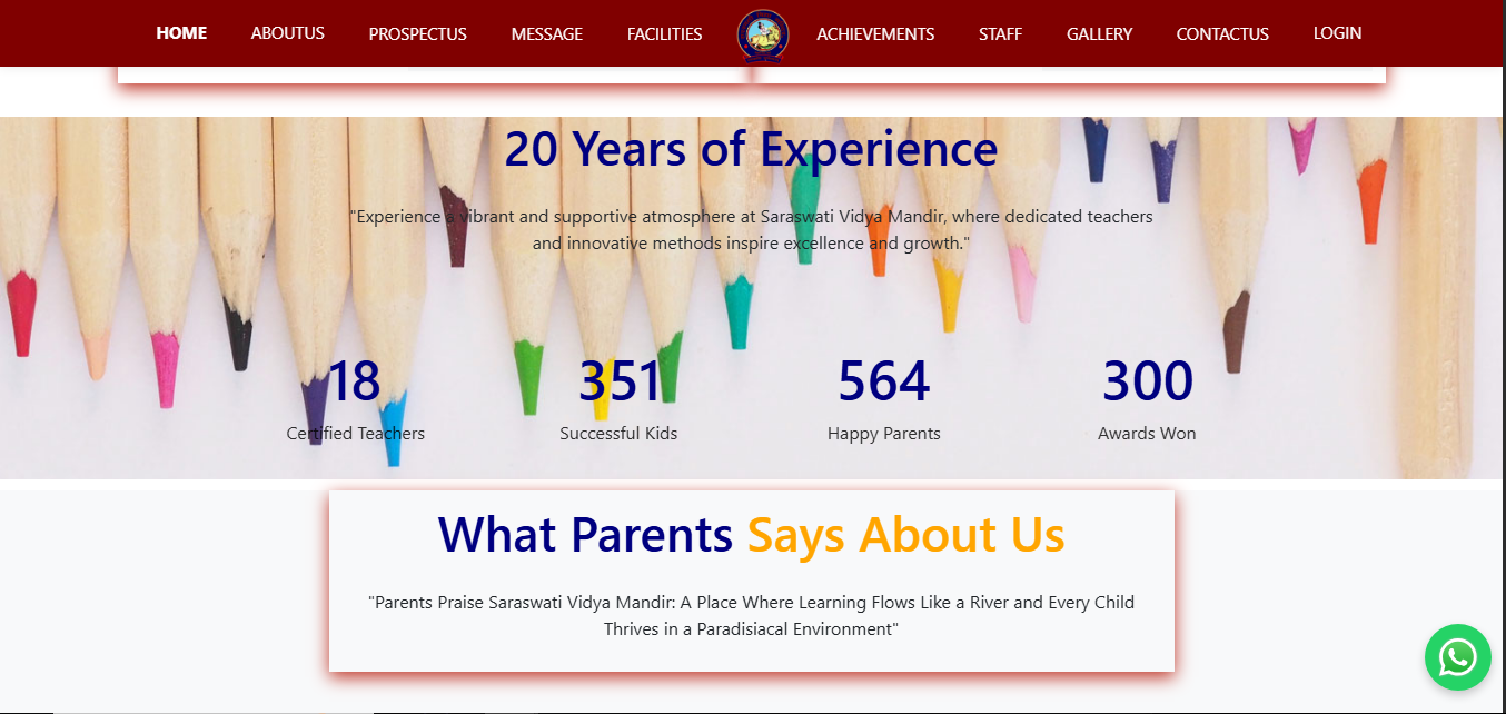 Saraswati Vidya Mandir ERP